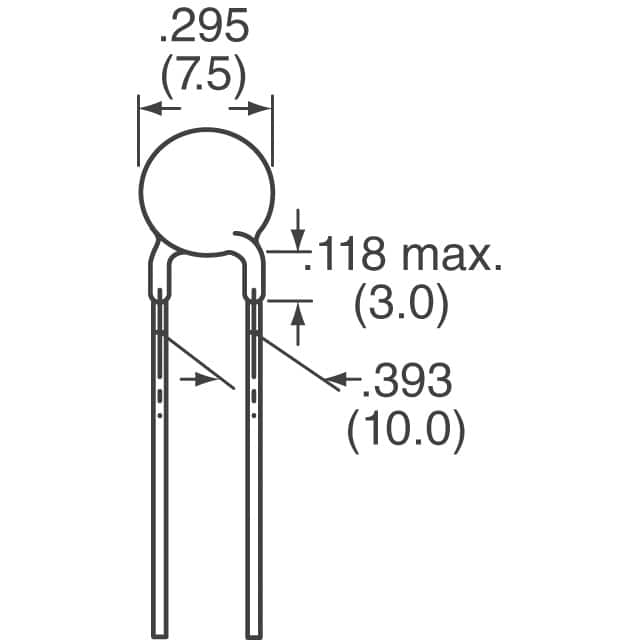 VY2221K29Y5SS6TV0 Vishay Beyschlag/Draloric/BC Components  Condensateurs en céramique